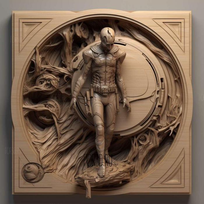 travis charest 4 stl model for CNC